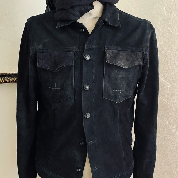Men's Black Suede Jacket